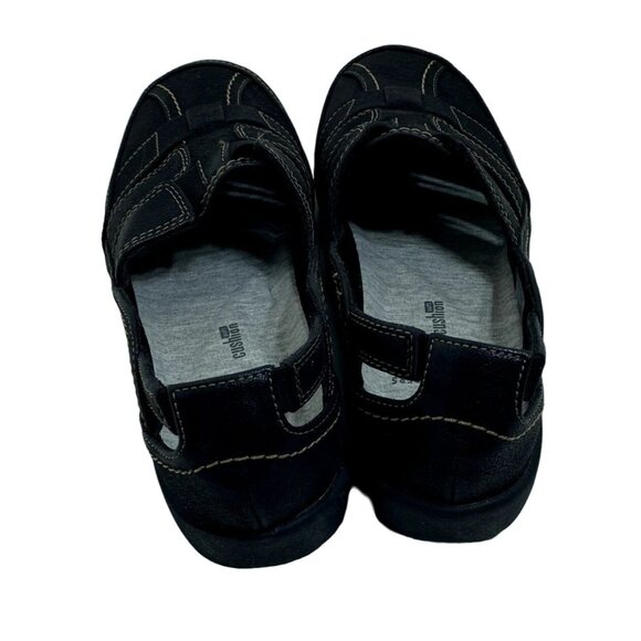 Clarks Cloudsteppers Black Sillian Stork Shoes Slip-On Women's 6.5M - Picture 2 of 6